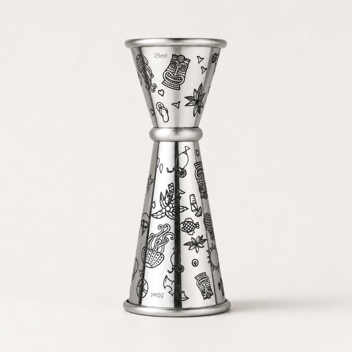 Джигер Тікі 25/50 мл сріблястий