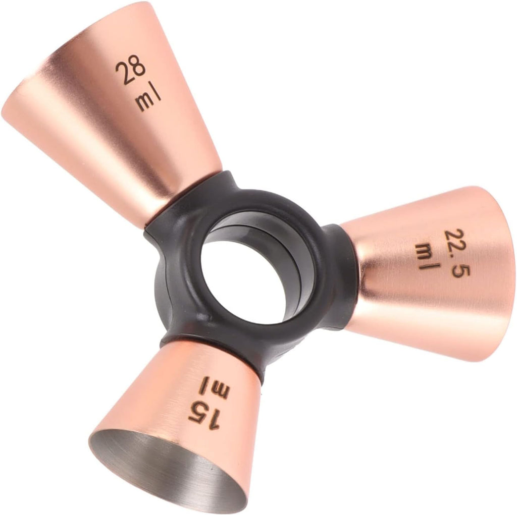 Джигер тристоронній 1/2 × 3/4 × 1 oz мідний