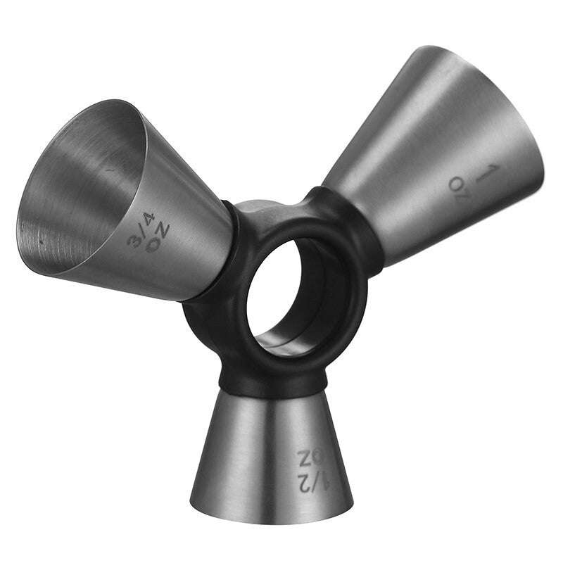 Джигер тристоронній 1/2 × 3/4 × 1 oz сріблястий