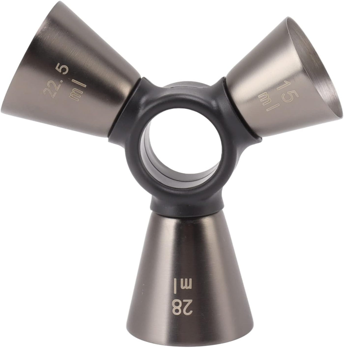 Джигер тристоронній 1/2 × 3/4 × 1 oz чорний