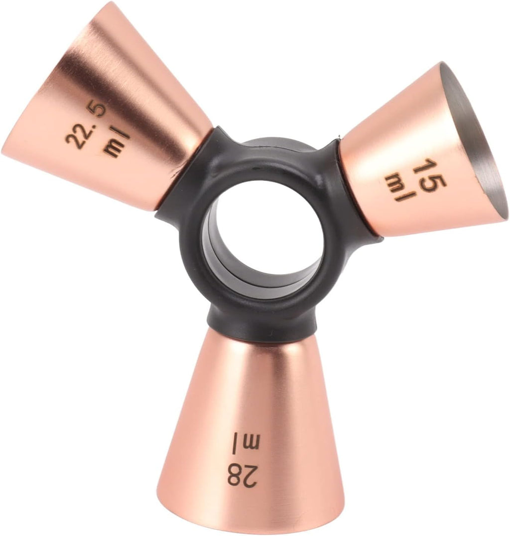 Джигер тристоронній 1/2 × 3/4 × 1 oz мідний