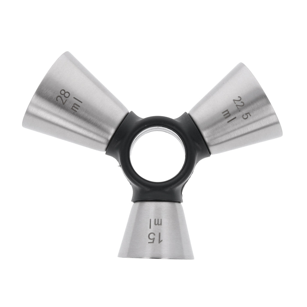 Джигер тристоронній 1/2 × 3/4 × 1 oz сріблястий