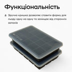 Форма для льда 15 кубиков 3,3 см черная