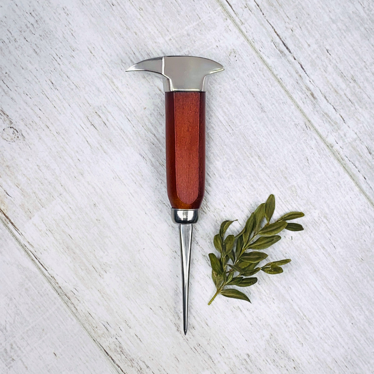 Піка для льоду двостороння 17,5 см венге з клювом