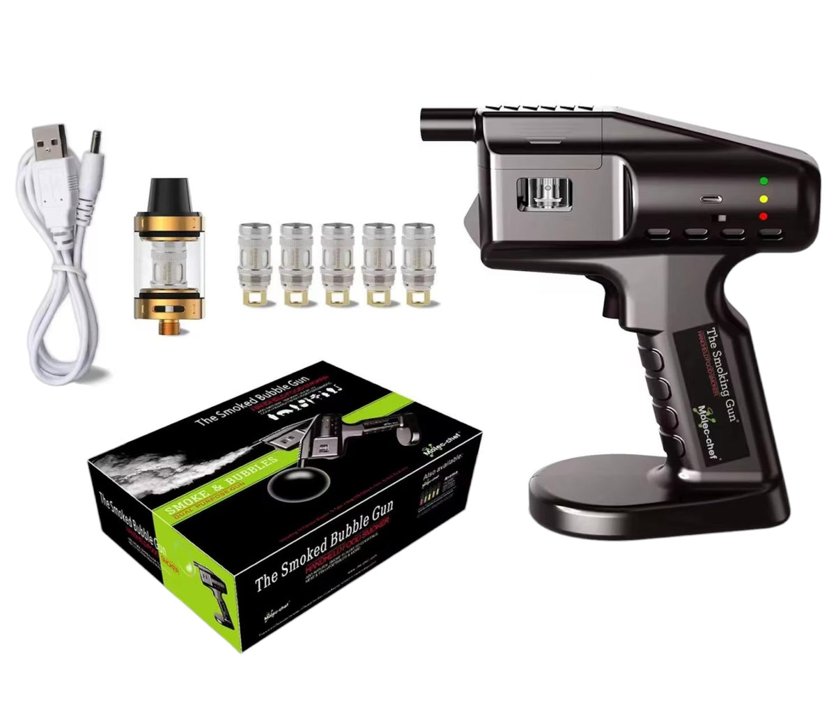 Генератор димних бульбашок Smoked Bubble Gun чорний