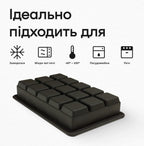 Форма для льда 15 кубиков 3,3 см черная