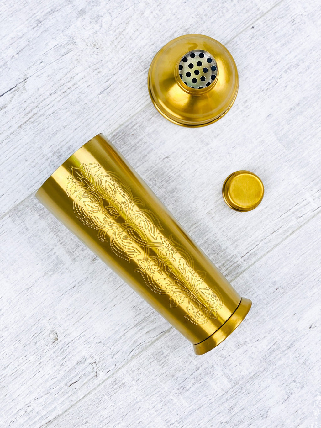 Шейкер Коблер Golden Age 950 мл матове золото