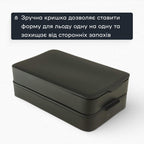 Форма для льоду 24 комірки 3,2 × 2,7 см чорна