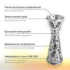 Джиггер Тики 30/60 мл серебристый