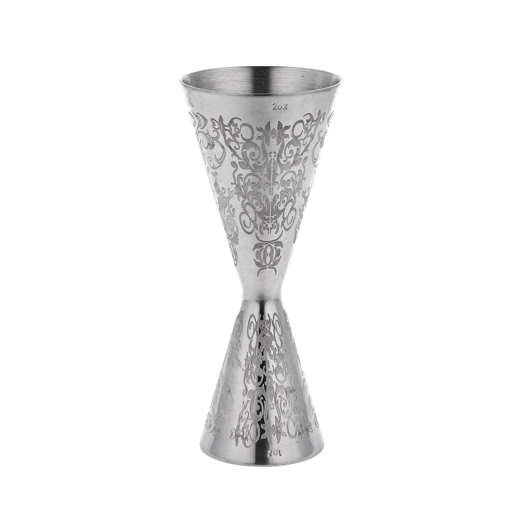 Джиггер Аэро 1 × 2 oz серебристый с гравировкой