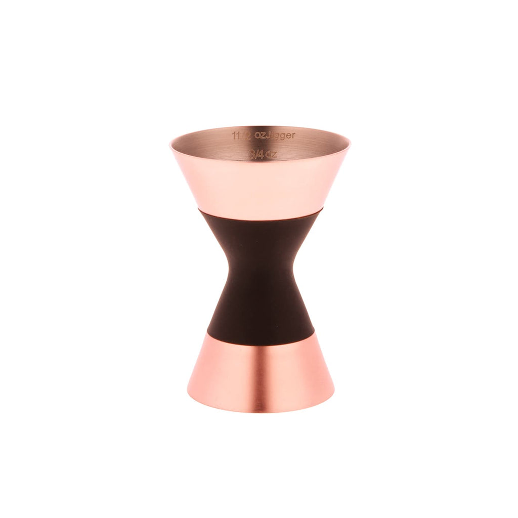 Джигер 1 × 1 1/2 oz мідний з антиковзною ручкою