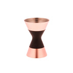 Джигер 1 × 1 1/2 oz мідний з антиковзною ручкою